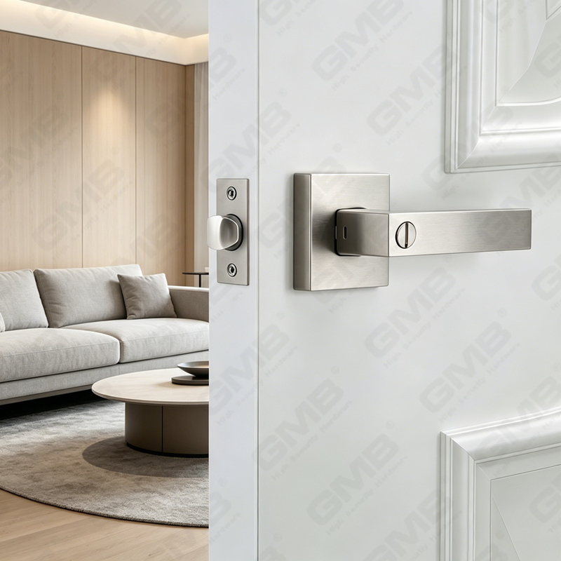 Heavy Duty Tubular Lever Door Lock Series, Square Entry Door Handle Lock （A2001）