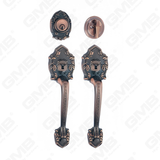 New Design Grip Entry Door Handle Set Entry Door Levers Lock Sets （70711）