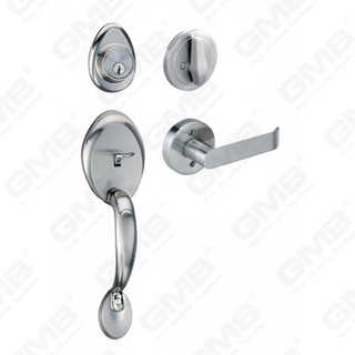 New Design Grip Entry Door Handle Set Entry Door Levers Lock Sets （70715）
