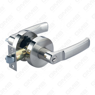 Heavy Duty Tubular Lever Door Lock Series, Zinc alloy Round Rosette Entry Door Handle Lock（B2010）