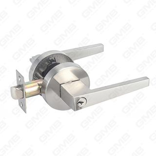 Heavy Duty Tubular Lever Door Lock Series, Zinc alloy Round Rosette Entry Door Handle Lock（B2020）