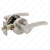 Heavy Duty Tubular Lever Door Lock Series, Zinc alloy Round Rosette Entry Door Handle Lock（B2018）