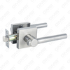 Heavy Duty Tubular Lever Door Lock Series, Zinc alloy Square Rosette Entry Door Handle Lock（A2025）