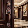 New Design Grip Entry Door Handle Set Entry Door Levers Lock Sets （70718）