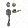 New Design Grip Entry Door Handle Set Entry Door Levers Lock Sets （70719）
