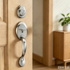 New Design Grip Entry Door Handle Set Entry Door Levers Lock Sets （70715）