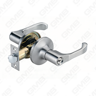ANSI UL Standard Zinc Alloy Aluminum Interior Door Lockset Duty Tubular Commercial Security Handle Lever Lock (8002)
