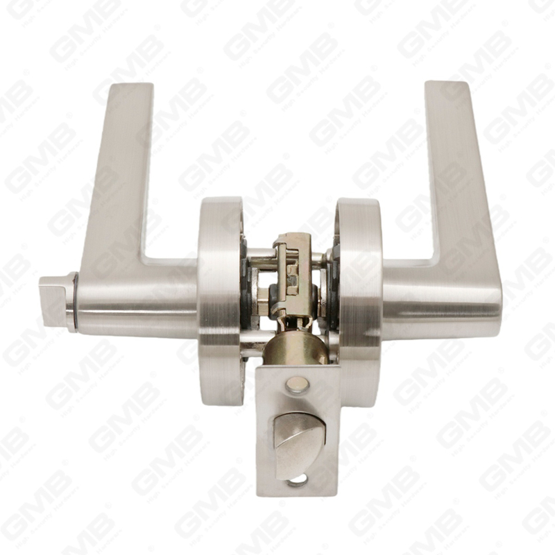Heavy Duty Tubular Lever Door Lock Series, Zinc alloy Round Rosette Entry Door Handle Lock（B2019）