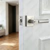 Heavy Duty Tubular Lever Door Lock Series, Zinc alloy Square Rosette Entry Door Handle Lock（A2021）